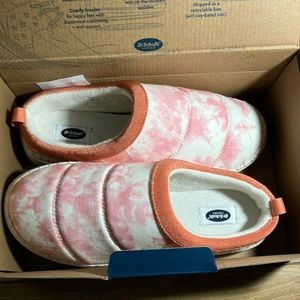 Dr. Scholl's Pink and White Women's Slippers